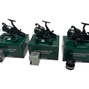 Alternative view of 3x Shimano DL 6000 RB with Spare Spools and Boxes - PRE LOVED