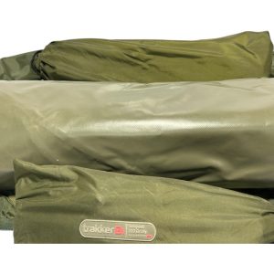 1x Trakker Tempest 100 EV Aquatex Brolly with Ground Sheet, Front Infill Panel, Storm Poles and Skull Cap - GRE131 - PRE LOVED - Image 3