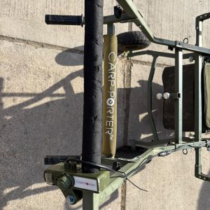 Alternative view of 1x Carp Porter MK8 Power Barrow with Tri Wheels and Yuasa Spare Batteries - GRER2 - PRE LOVED