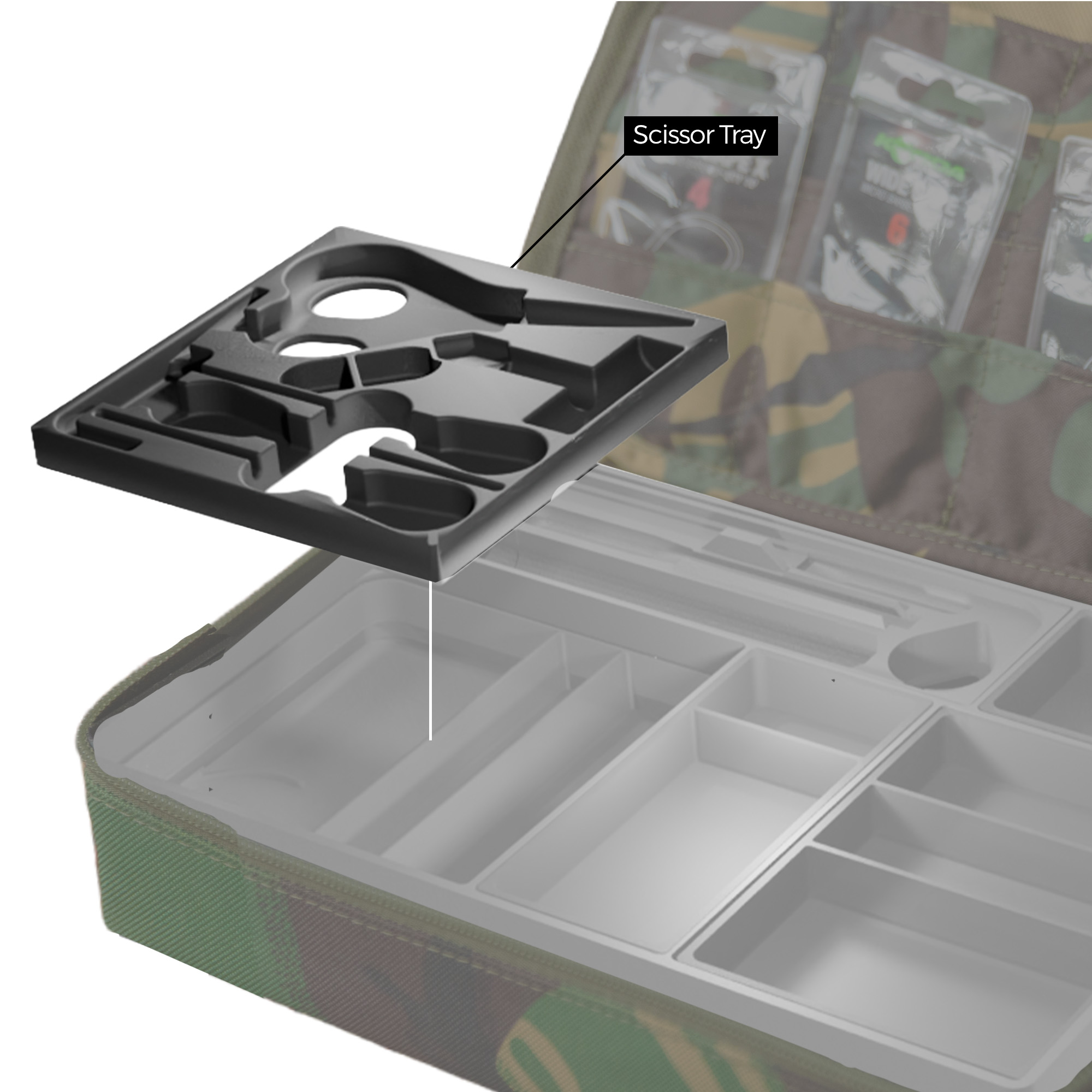 Cotswold Aquarius 3D VAULT INSERT - SCISSOR TRAY