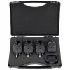 NGT Dynamic MK2 3pc Wireless Alarms - Adjustable Volume Tone Sensitivity and light with Receiver and Alarm Covers