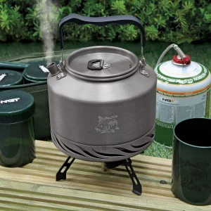 NGT Aluminium Outdoor Fast Boil Kettle - 1.5 litre Gun Metal