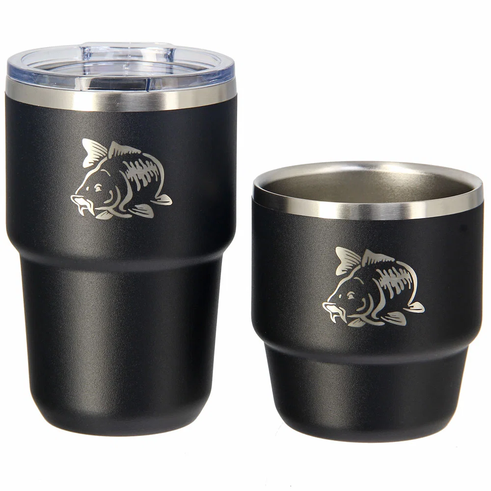 NGT Twin Mug Set - 304SS Stackable Outdoor Drink Set (567) - Image 3