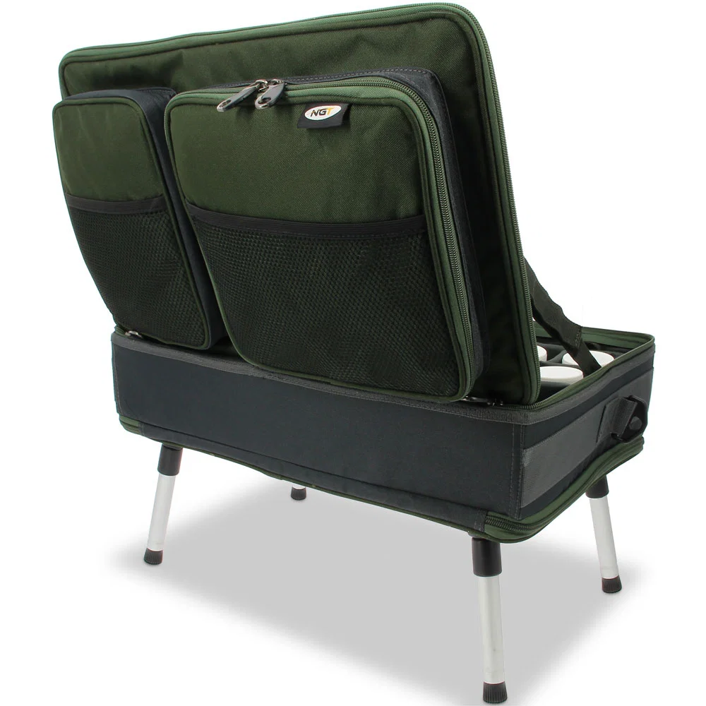 NGT Carp Bivvy Table System - Rig Wallet Glug Pot Lead Bag Bivvy Table and Case System (588) - Image 4