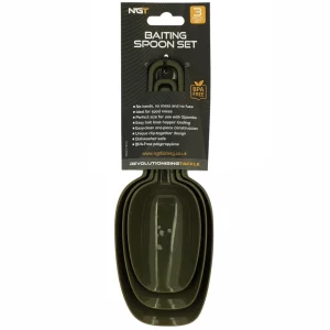 NGT 3pc Baiting Spoon Set- Ideal for PVA Bags Spod Mix and Bait Launchers - Image 6