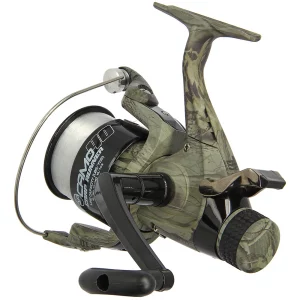 NGT Angling Pursuits Camo Carp Runner Reel with 12lb Line and Spare Spool - Image 4