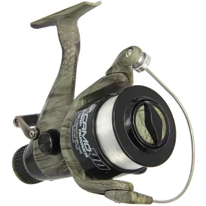 NGT Angling Pursuits Camo Carp Runner Reel with 12lb Line and Spare Spool - Image 3