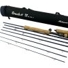 1x Shakespeare Oracle II EXP 9ft6'' #7 Single/Double Handed Fly Rod in Case - WHI717 - PRE LOVED