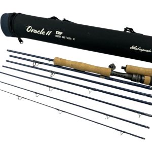 1x Shakespeare Oracle II EXP 9ft6'' #7 Single/Double Handed Fly Rod in Case - WHI717 - PRE LOVED