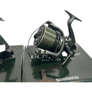 3x Shimano Ultegra Ci4 14000 XTC with Spare Spools in Boxes - PRE LOVED - Image 5