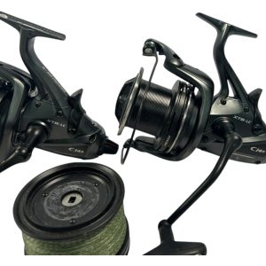 3x Shimano XTB-LC Ci4 Big Bait Runner with 3 Spare Spools - U135 - PRE LOVED - Image 5