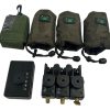 3x Neville MK3 Alarms with Recevier and TA Covers - ONE WITH CRACKED BOTTOM - A27 - PRE LOVED