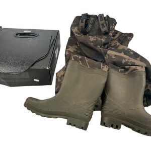 1x Nash Camo HD XL Waders in Box - 10 - U122 - PRE LOVED