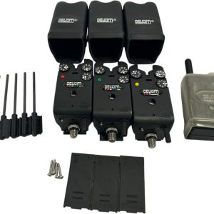 3x Delkim Txi Plus with Receiver and Snags - R/G/Y - A5 - PRE LOVED