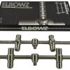 2x OMC Elbowz 316 Stainless 2 Rod Standard 7/8'' - LOOK NEW - A10 - PRE LOVED