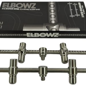 2x OMC Elbowz 316 Stainless 2 Rod Standard 7/8'' - LOOK NEW - A10 - PRE LOVED