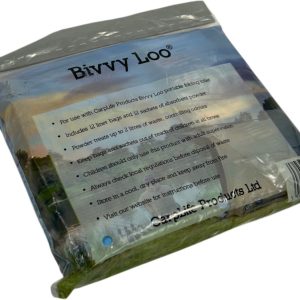 1x Bivvy Loo Pack - Bags, Absorbent Powder and Wipes - A10 - PRE LOVED