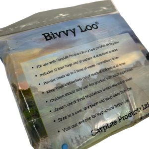 1x Bivvy Loo Pack - Bags, Absorbent Powder and Wipes - A10 - PRE LOVED - Image 2