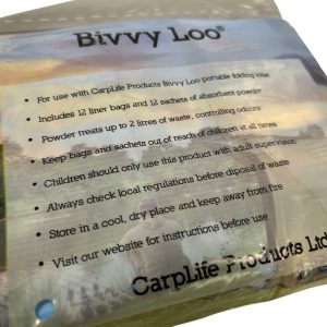 1x Bivvy Loo Pack - Bags, Absorbent Powder and Wipes - A10 - PRE LOVED - Image 3
