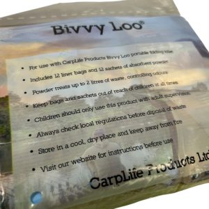 1x Bivvy Loo Pack - Bags, Absorbent Powder and Wipes - A10 - PRE LOVED - Image 4