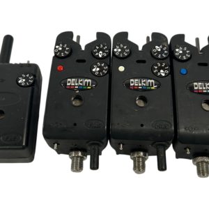 3x Delkim Txi Plus Alarms with Snags and Recevier - R/W/B - I7 - PRE LOVED