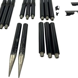 1x Korda Singlez 3 Rod Set (2 Buzzbars, 6 Uprights, 2 Spikes, 2 Stabilisers, ONLY 2 EXTENSIONS NOT 6 AS PICTURED) In Bag - B15 - PRE LOVED - Image 3