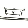 2x Solar Adjustable Buzzbars 10/13'' with Sticks 19'' and Butt Rests - E19 - PRE LOVED