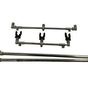 2x Solar Adjustable Buzzbars 10/13'' with Sticks 19'' and Butt Rests - E19 - PRE LOVED - Image 5