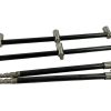 2x Summit Black Edition 3 Rod Fixed Buzzbars (11/12'') and Sticks (12'') - B15 - PRE LOVED