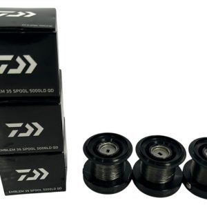 3x Daiwa Emblem 35 SCW 5000LD Spare Spools Only - I27 - PRE LOVED