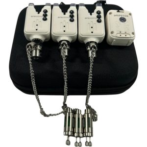 3x Rippton Bite Keeper Alarms with Stainless Bobbins and Chains with Recevier in Case - F10 - PRE LOVED - Image 5