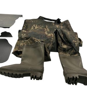 1x Nash HD XL Camo Waders in Box - Size 11 - S139 - PRE LOVED
