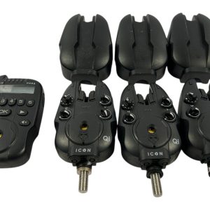3x Wolf Icon QI Alarms with Icon Hubb Reciever - A14 - PRE LOVED