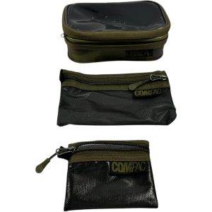 1x Korda Compac 100 and 2x Wallets - D6 - PRE LOVED