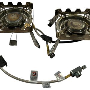 1x Ridgemonkey Dual Quad Stove Pro - S136 - PRE LOVED