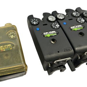 3x Delkim Txi Plus In Blue with Receiver Snags D Loks and Lights in Case - Korda Logo - C24 - PRE LOVED - Image 3
