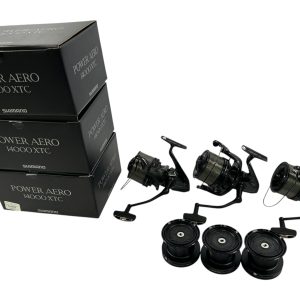 3x Shimano Power Aero 14000 XTC in Boxes with Spare Spools - PRE LOVED