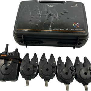 4x Fox Mx+ Alarms with Receiver in Case - I11 - PRE LOVED