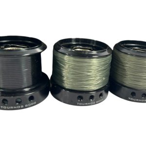 4x Sonik Tournos 8000 Spare Spools in Fox Camolite Spool Case - G19 - PRE LOVED - Image 4