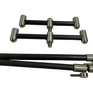 2x Century Carbon 2 Rod Fixed 5.5/6.5'' Buzzbars with Century 8/10'' Sticks  - B3 - PRE LOVED