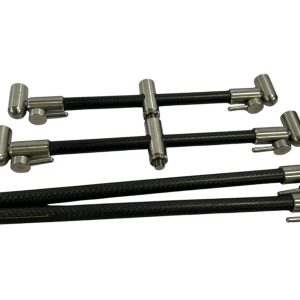 2x Century Carbon ADJ 3 Rod 9.5/10'' Buzzbars with Century 12'' Sticks  - F14 - PRE LOVED
