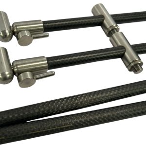 2x Century Carbon ADJ 3 Rod 9.5/10'' Buzzbars with Century 12'' Sticks  - F14 - PRE LOVED - Image 2