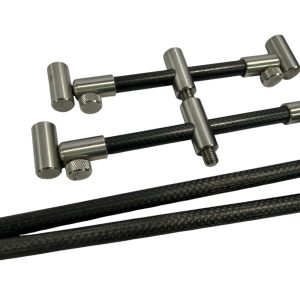 2x Century Carbon ADJ 3 Rod 7/8'' Buzzbars with Century 12'' Sticks  - E5 - PRE LOVED - Image 3