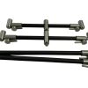 2x Century Carbon ADJ 3 Rod 9.5/10.5'' Buzzbars with Century 12'' Sticks - D15 - PRE LOVED