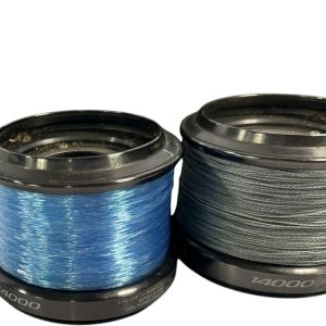 3x Shimano Ultegra 14000 XTD Spare Spools in Aqua Spool Case - F1 - PRE LOVED - Image 2
