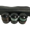 3x Shimano Aero R4 Spare Spools in Black Case - B4 - PRE LOVED