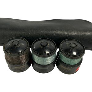 3x Shimano Aero R4 Spare Spools in Black Case - B4 - PRE LOVED