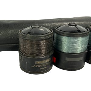 3x Shimano Aero R4 Spare Spools in Black Case - B4 - PRE LOVED - Image 2