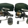 2x Shimano KX3000 Reels with Spare Spools in Cases - H27 - PRE LOVED