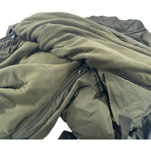 1x Trakker 365 Sleeping Bag - Some holes in hood which goes under bed.  - YELR10 - PRE LOVED - Image 2